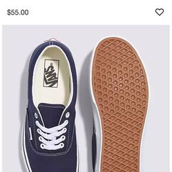 Vans Navy Blue Era Shoes, Men’s Size 14