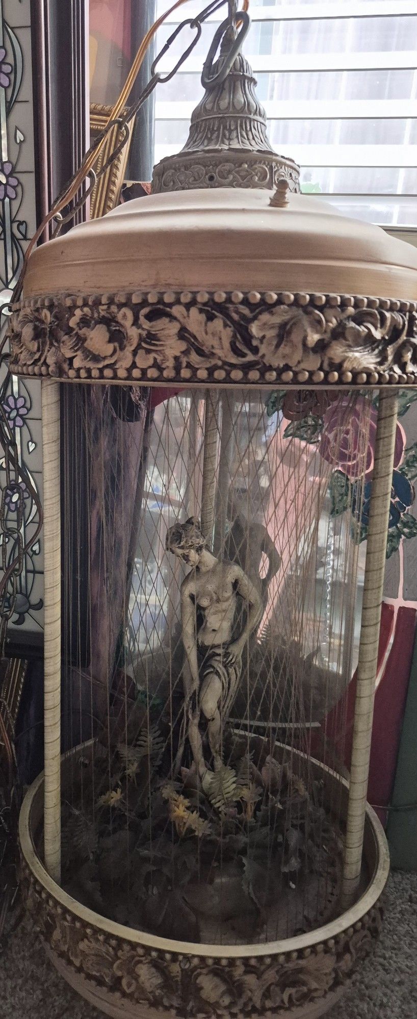 Large antique Rain lamp