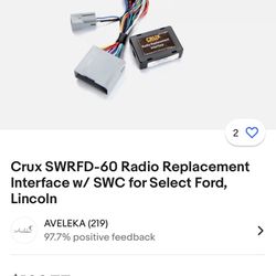 to retaine the steering wheel controls for ford  or lincoln 