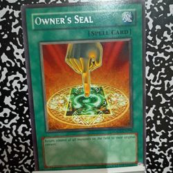 Yu-Gi-Oh! Owner's Seal LODT-EN094 Rare Unlimited Near Mint