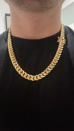 14k gold Miami Cuban