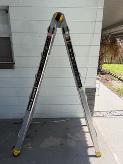 Gorilla fold out extension ladder 26 foot reach