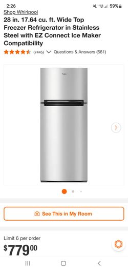 Almost new full size Frig $220