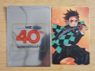 VIZ Media 40th Anniversary Demon Slayer Promo Card