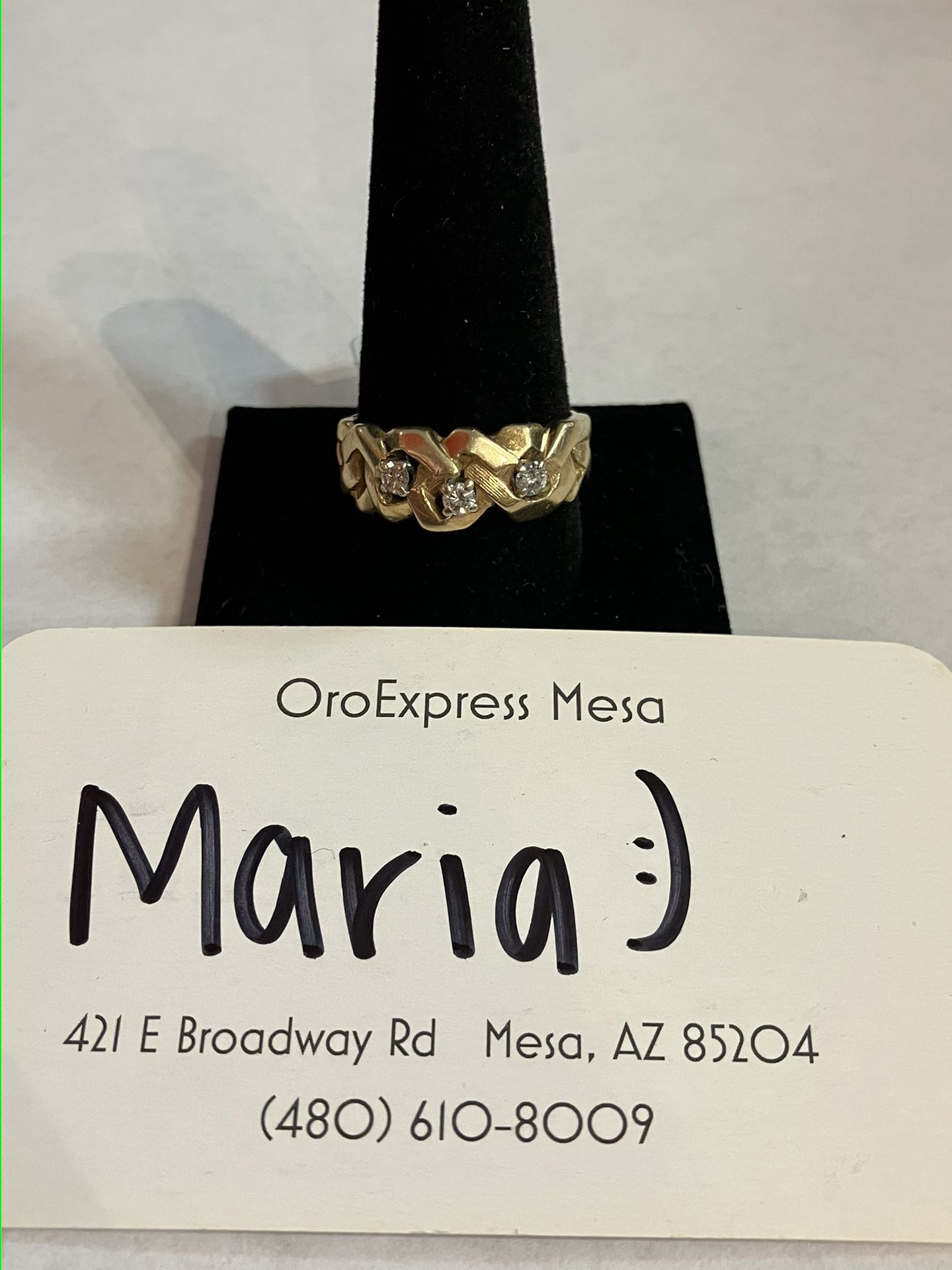 14k YG Ring #107962-1 MGC