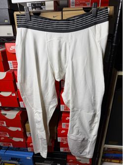 Nike Dri-Fit white compression leggings size XXL brand new without tags compression #athletic