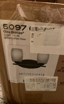 Kichler to light vanity old bronze color brand new