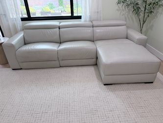 Sofas power reclining leather set