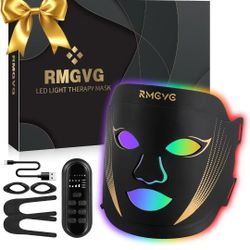 Red-Light-Therapy-for-Face, 7 Colors LED Facial Light Therapy Mask