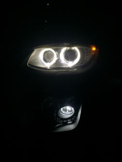 Led halo lights and fog lights