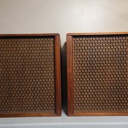 Pair of Huge Vintage 1960s JBL Speaker boxes / cabinets, Barziay Grill (No Speakers Included)