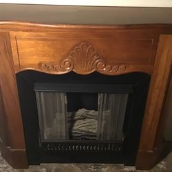 Faux Fireplace Approximately 42” X 48” X 12” $200 OBO