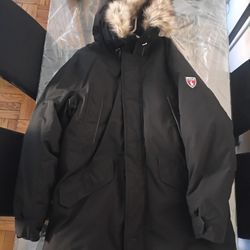 Polo Ralph Lauren Men's Faux Fur-Trim Down Parka XL