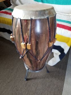 Sawatch 10" hand made conga with stand