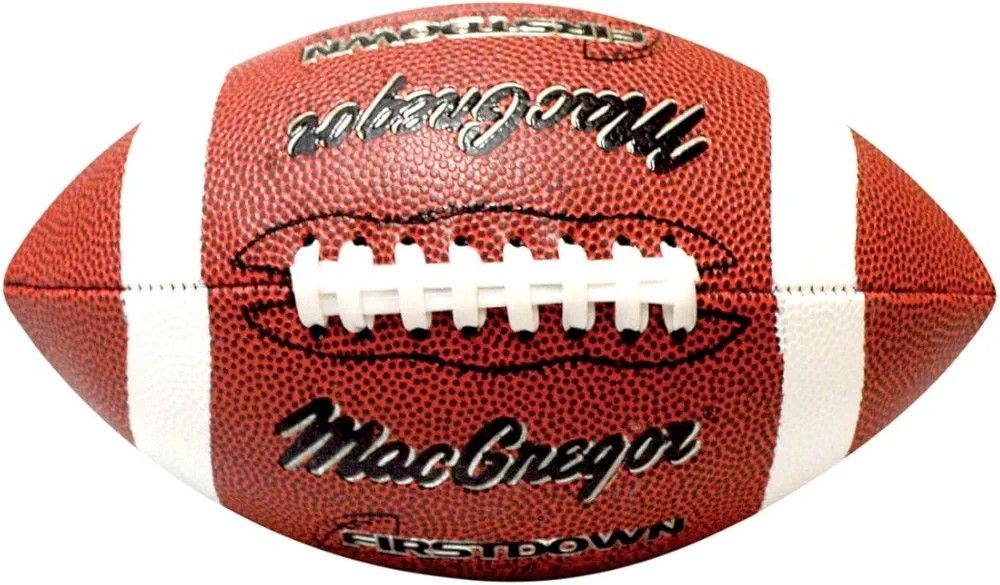 New Regent MacGregor Official Size First Down Football (Tan, Medium)