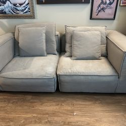 Arhaus Coburn 3 Piece Modular Sofa/sectional 