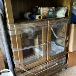 Curio Cabinet 42”W X 18”D X 60”H