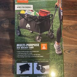 Ozark Trail Multi-Purpose Big Bucket Cart