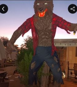 9.5 foot werewolf