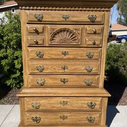 Solid Wood Dresser Chest of Drawers Furniture 