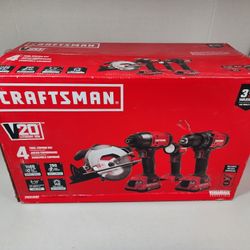 Craftsman 4 Tool Combo Kit V20 Lithium Ion / Herramienta