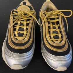 Nike Air Max 97 Metallic Gold Black (Women's) - AQ4137-700 - US