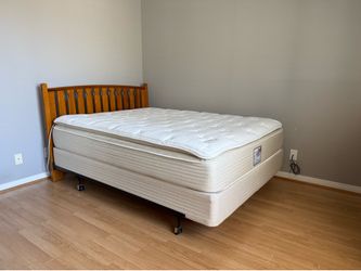 Mattress, head board &bed rail