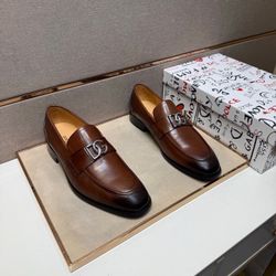 Dolce Gabbana Men’s Leather Shoes With Box 2026 New