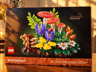 LEGO Botanicals Woodland Mushrooms 11505 – NEW & SEALED – 806 Pieces