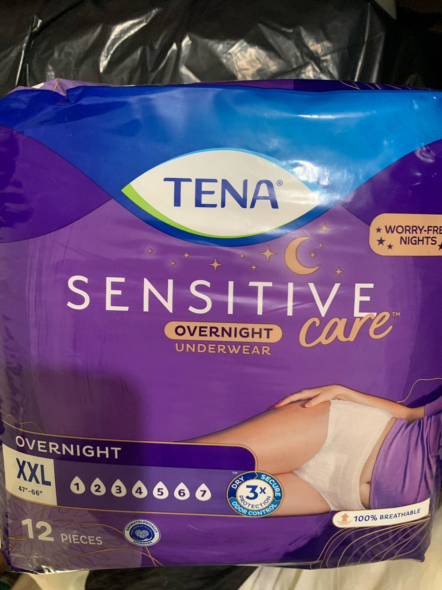 5 bags TENA Underwear XXL, disposable overnight Briefs
