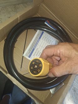 Trailer cord extension attachment