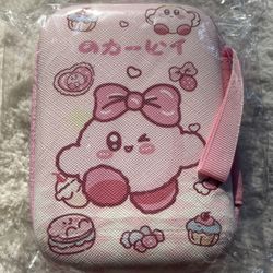 Kirby With Bow Electronics Travel Bag