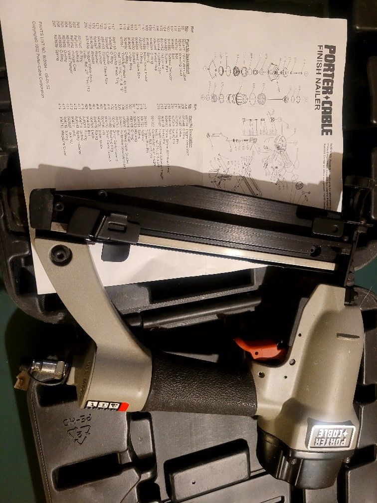 Porter Cabler 16 Gauge Air Nailer Excellent Shape Like New Priced To Sell!