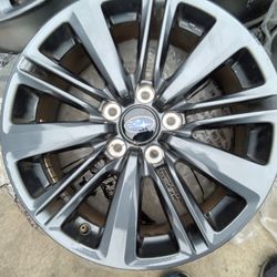 2023 17" OEM Take Off Wheels Including TPM Sensors Off Of A WRX 