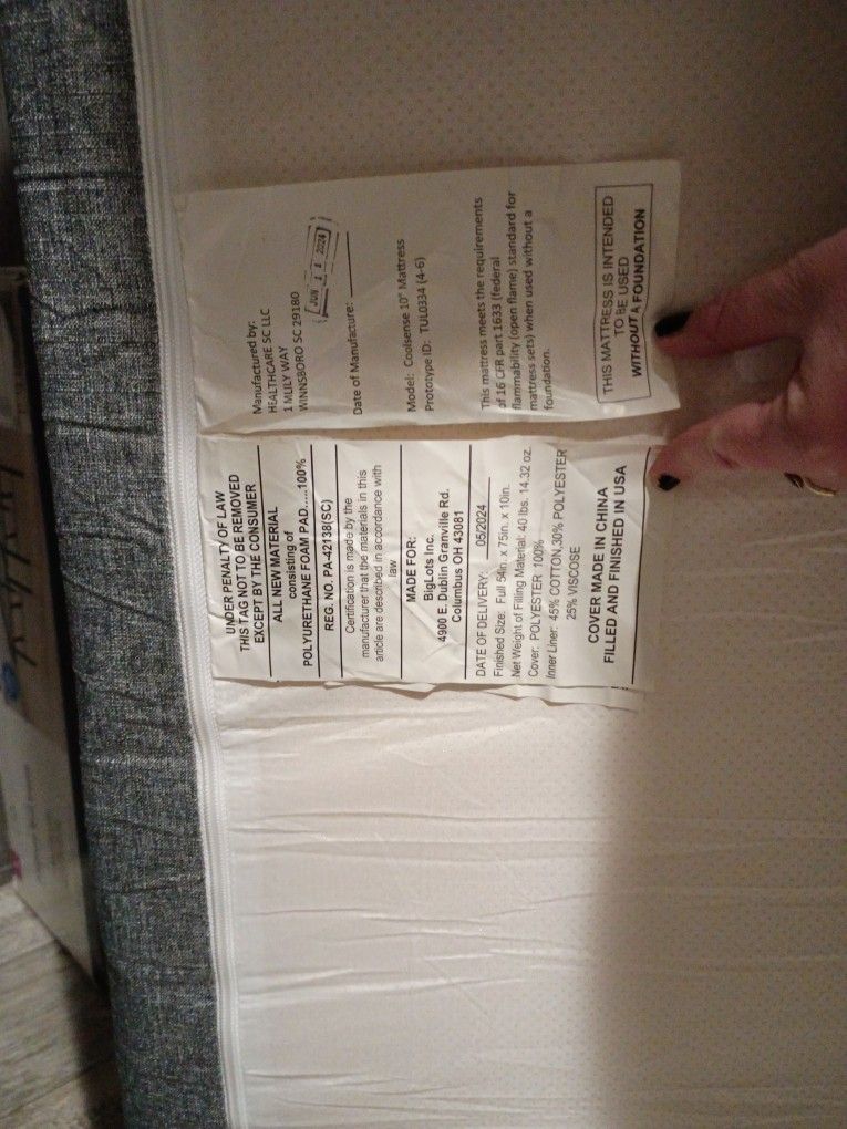 Full Size Cool Sense Mattress