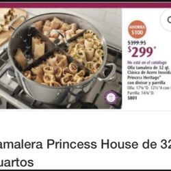 Princess House Olla 32 Quartos Nuevo En Caja 