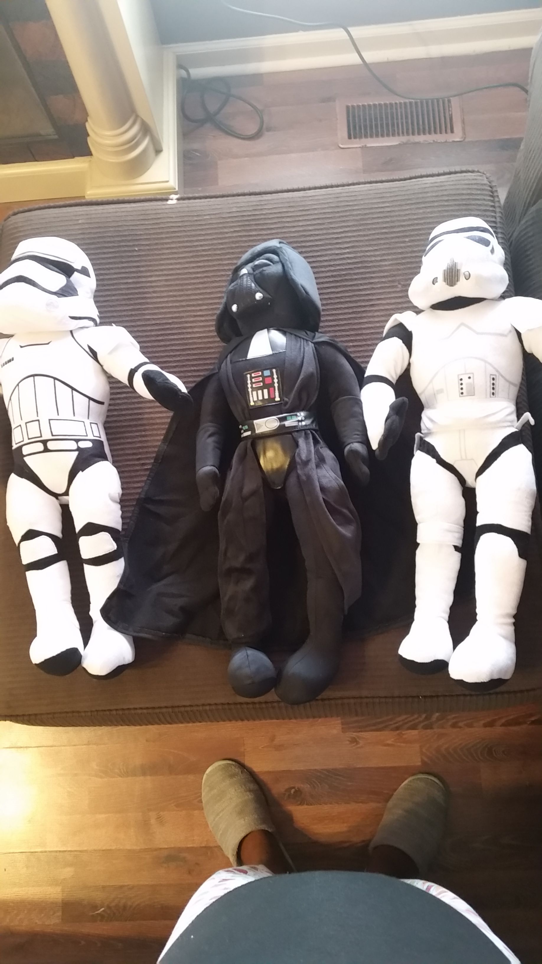 Star War action figure pillows 2 feet tall