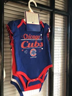 Chicago Cubs Baby Onesie 3-pack new