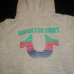 True Religion 2T Toddler Grey Hoodie & Jogger Set