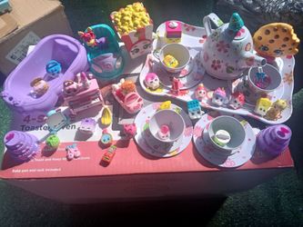 Huge Shopkins Toy Lot + Caticorn Mini Backpack Bundle!