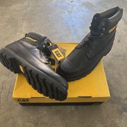 Black CAT Caterpillar Work Boots