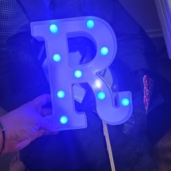 "MARRY ME" Lights In Blue