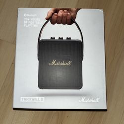 Marshall Stockwell II Portable Wireless Bluetooth Speaker Brand New Never Opened