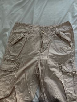 Nude/light pink Cargo Pants (S)