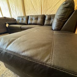 New Large Black Sectional. Right Or Left Facing Available 