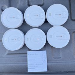 6pk Smoke Detectors
