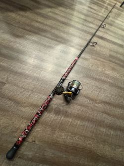 Shimano twin power 140000 Daiwa Proteus spinning salt water fishing combo.