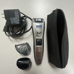 Panasonic - Men’s All-in-One Facial Beard Trimmer and Body Hair Groomer - Silver