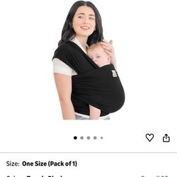 KeaBabies Baby Wrap Carrier - All in 1 Original Baby Carrier Newborn to Toddler Sling, Easy to Wear, Hands Free Bonding, Lightweight, Breathable Infan