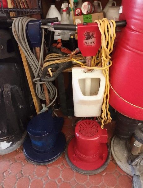 Floor Buffer, Scrubber, Polisher, Pulidora & Janitorial Supplies